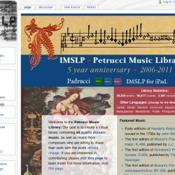 IMSLP Home Page