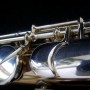 Yamaha YFLb441 Gold Brass Bass Flute - Used Flute