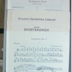 Shostakovitch Piccolo Music, Used Music, Used Flute