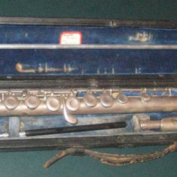 Haynes 1927 Matched Solid Silver Flute and Piccolo Set with Case