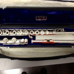 Uploaded ToHandmade Haynes Solid Silver Flute #50484